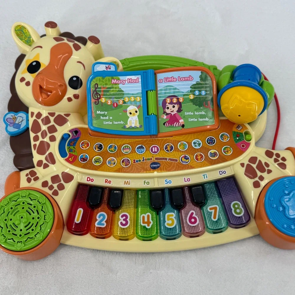 VTech Zoo Jamz Giraffe Piano Baby Musical Interactive Educational Learning Toy